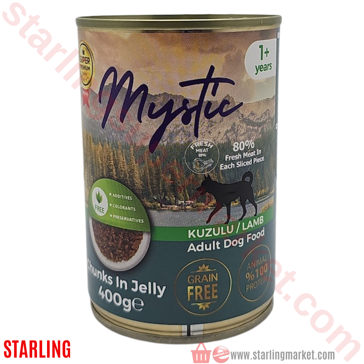 MYSTIC KOPEK MAMASI ISLAK CHUNK KUZU 400 G