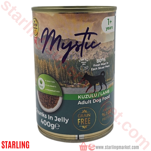 MYSTIC KOPEK MAMASI ISLAK CHUNK KUZU 400 G