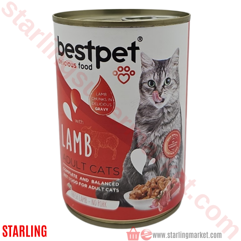 BESTPET KEDI MAMASI ISLAK KUZULU 400 G