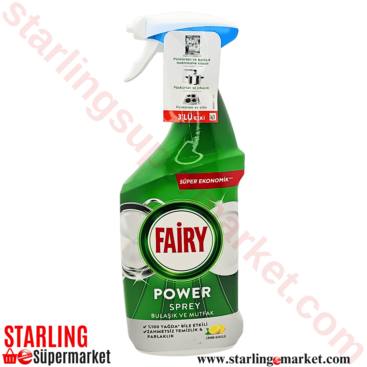 FAIRY POWER SPREY LIMON 800 ML