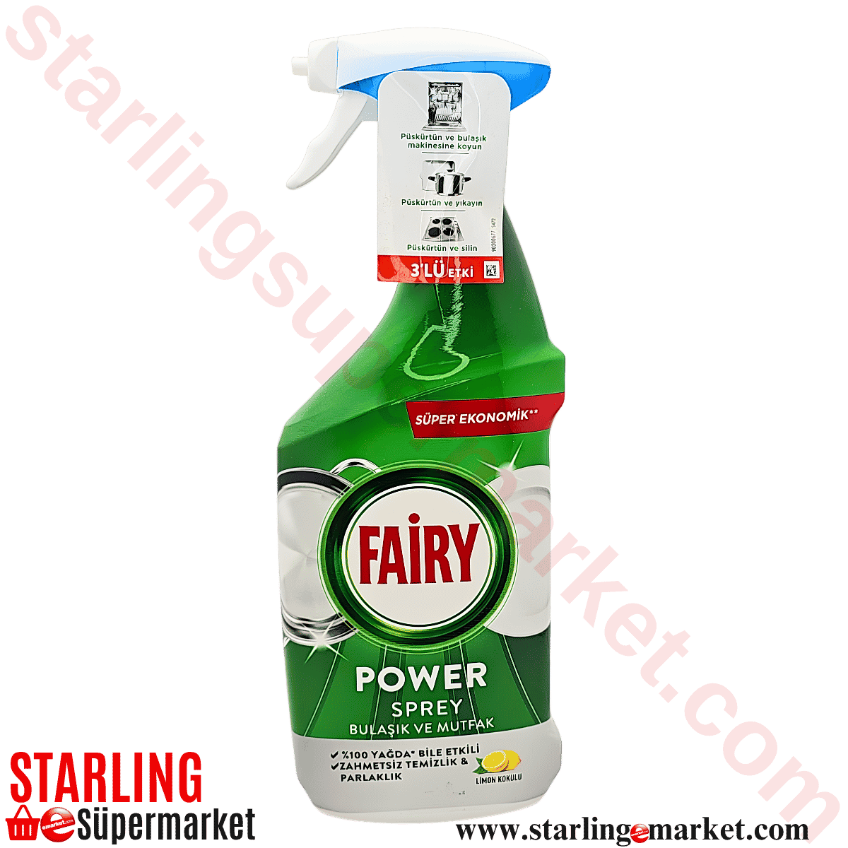 FAIRY POWER SPREY LIMON 800 ML