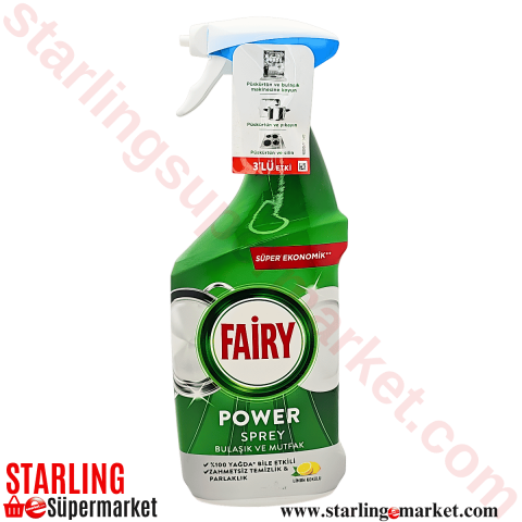 Fairy Power Sprey Limon 800 ml