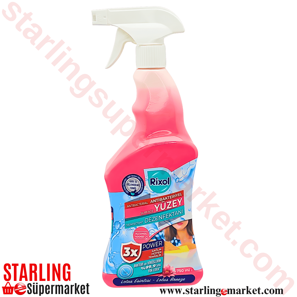 RIXOL YUZEY DEZENFEKTANI  LOTUS ESINTISI 750 ML