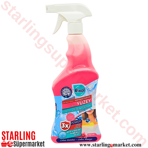 RIXOL YUZEY DEZENFEKTANI  LOTUS ESINTISI 750 ML