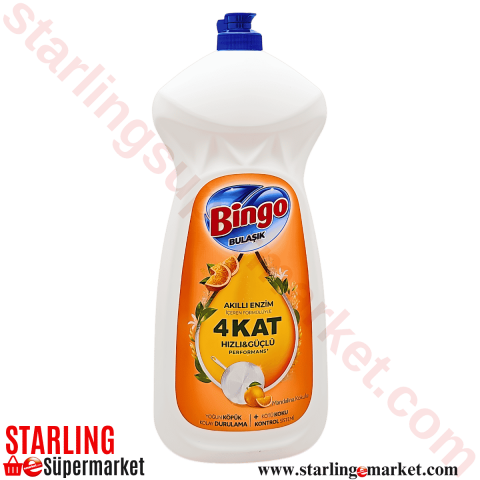 BINGO BULASIK DETERJANI MANDALINA 1500 ML