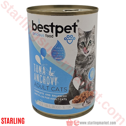 BESTPET KEDI MAMASI ISLAK TON&HAMSI 400 G