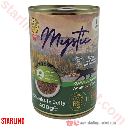 MYSTIC KEDI MAMASI ISLAK CHUNK KUZU 400 G