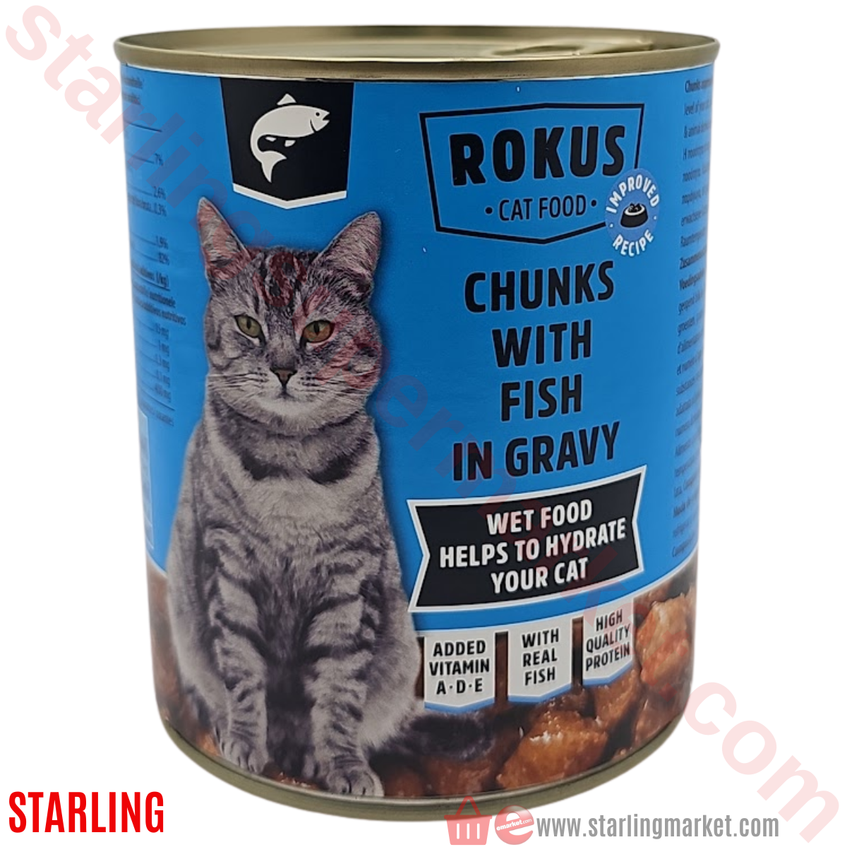 ROKUS KEDI MAMASI ISLAK FISH IN GRAVY FOR AD 810 G