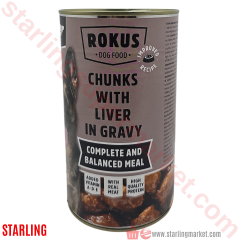 ROKUS KOPEK MAMASI ISLAK LIVER GRAVY FOR 1240 G