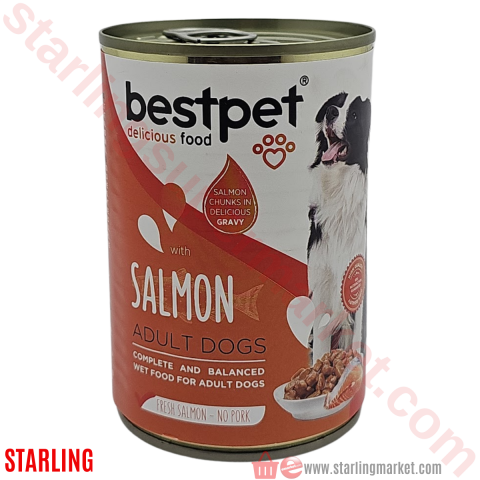BESTPET KOPEK MAMASI ISLAK SOMONLU 400 G