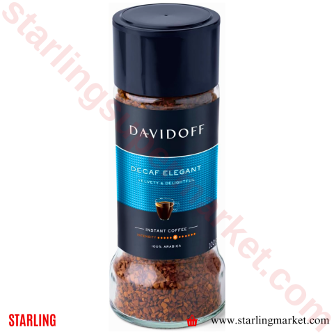 DAVIDOFF KAHVE DECAF ELEGANT 100 G