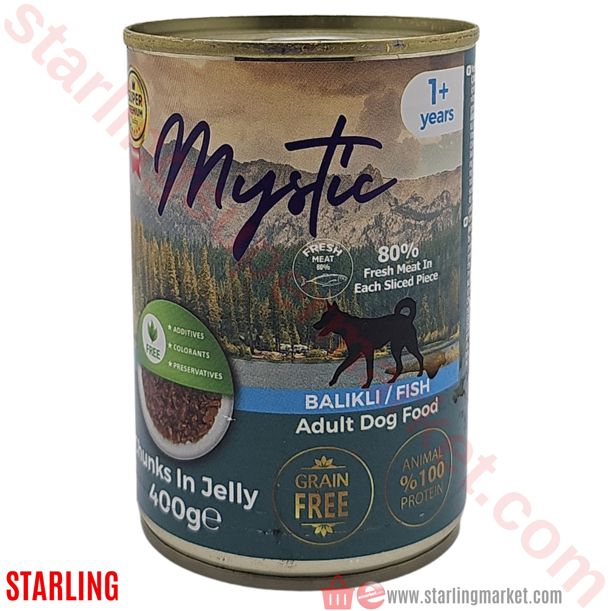 MYSTIC KOPEK MAMASI ISLAK CHUNK BALIK 400 G