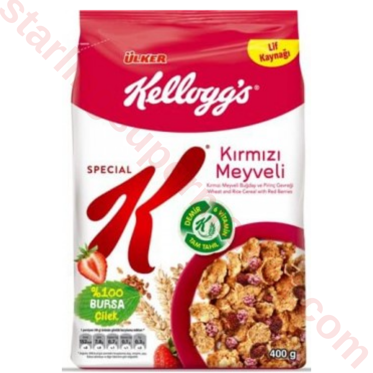 KELLOGS GEVREK CORN FLAKES SP. K KIR. ME.PO. 400 G