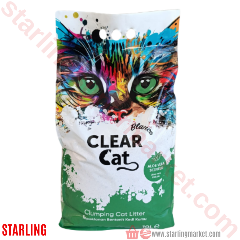 CLEARCAT BLANCO KEDI KUMU ALEOVERA SCENTED 10 LT