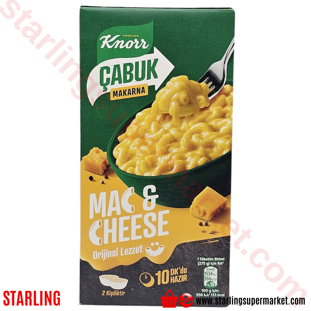 KNORR CABUK MAKARNA MAC&CHEESE 212 G