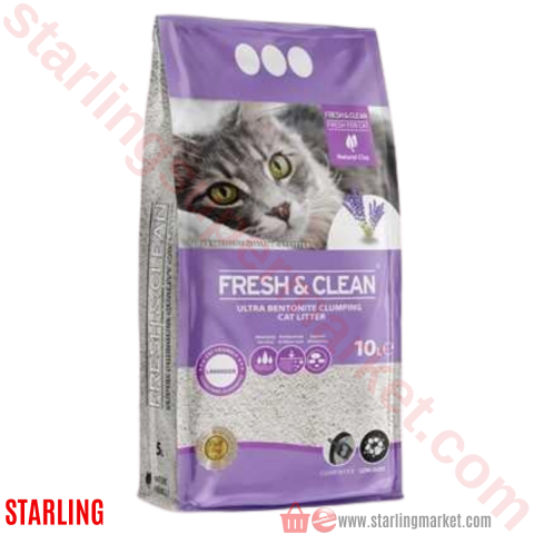 FRESH&CLEAN KEDI KUMU LAVANTLI 10 LT