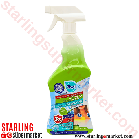 RIXOL YUZEY DEZENFEKTANI ELMA KOKULU 750 ML