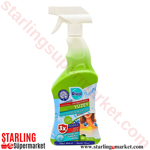 RIXOL YUZEY DEZENFEKTANI ELMA KOKULU 750 ML