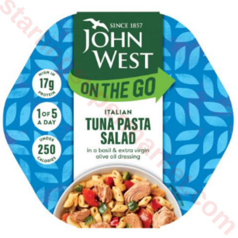 JOHN WEST TUNA LIGHT LUCNH ITALIAN USULUTON 220 G