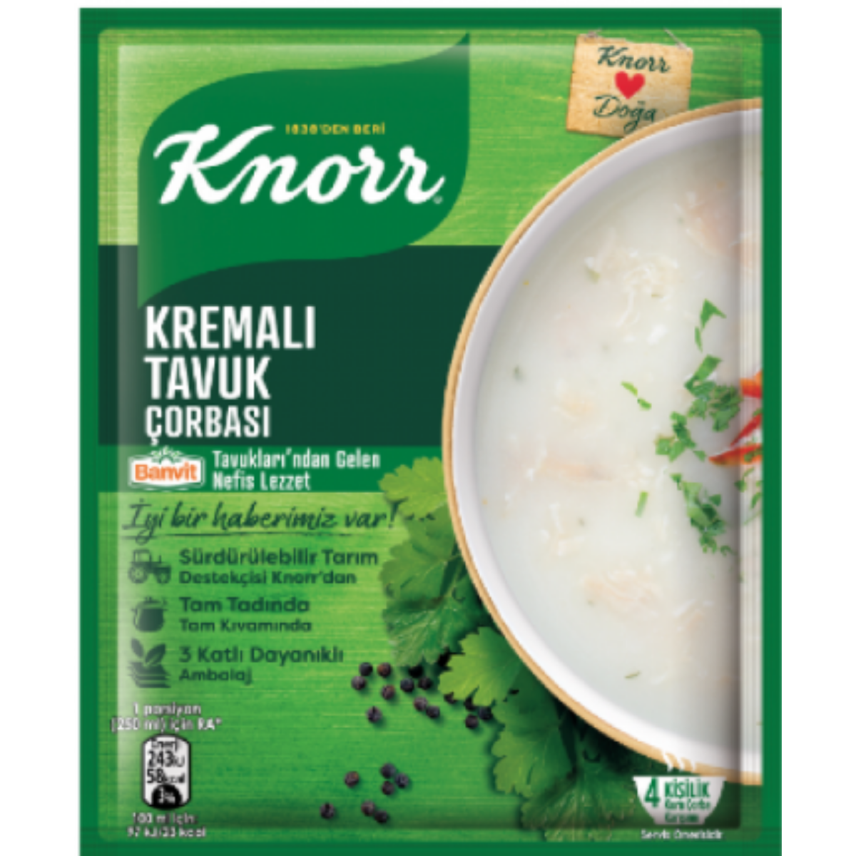 KNORR CORBA TAVUK KREMALI 65 G