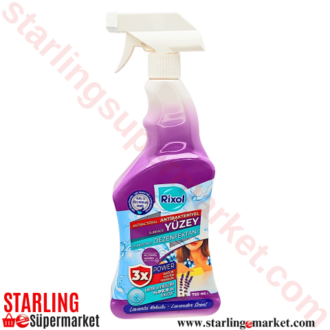 RIXOL YUZEY DEZENFEKTANI  LAVANTA KOKULU 750 ML