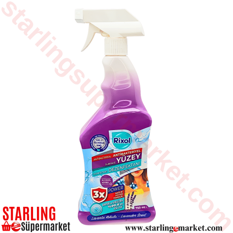 RIXOL YUZEY DEZENFEKTANI  LAVANTA KOKULU 750 ML