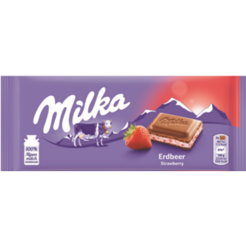 MILKA CIKOLATA CILEK-YOGURT 100 G