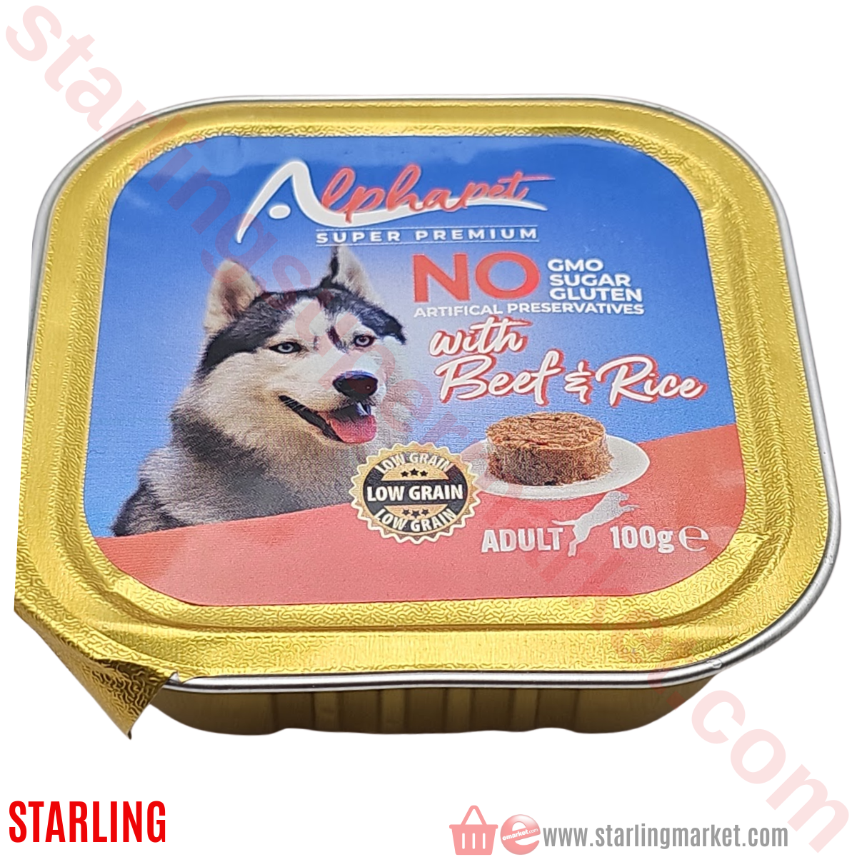 ALPHAPET KOPEK MAMASI ISLAK DANA EZME YETIS. 100 G