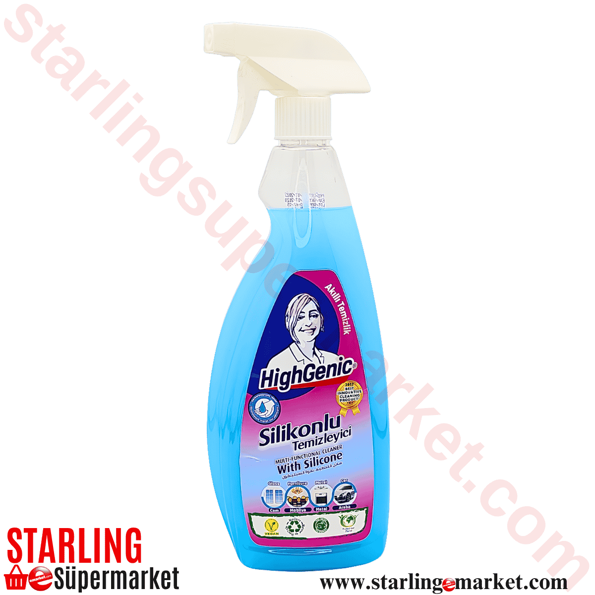 HIGHGENIC SILIKONLU TEMIZLEYICI SPREY 750 ML