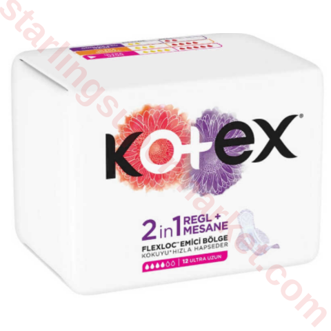 KOTEX ULTRA REGL+MESANE UZUN 12 LI