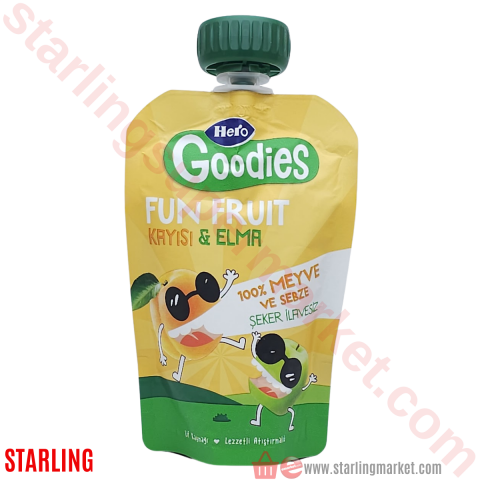 HERO GOODIES KAYISI ELMA POUCH 100 G