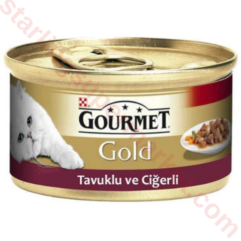GOURMET GOLD KEDI MAMASI ISLAK TAVUK-CIGER 85 G