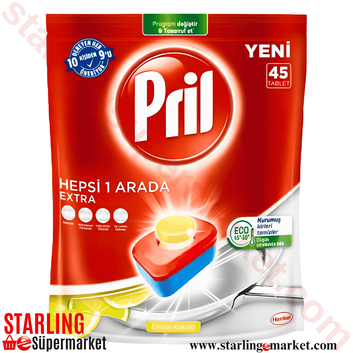 PRIL MAKINE TABLET ALL IN 1 EKSTRA 45 LI