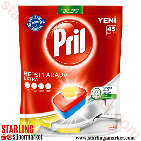 PRIL MAKINE TABLET ALL IN 1 EKSTRA 45 LI