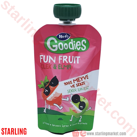 HERO GOODIES CILEK ELMA POUCH 100 G