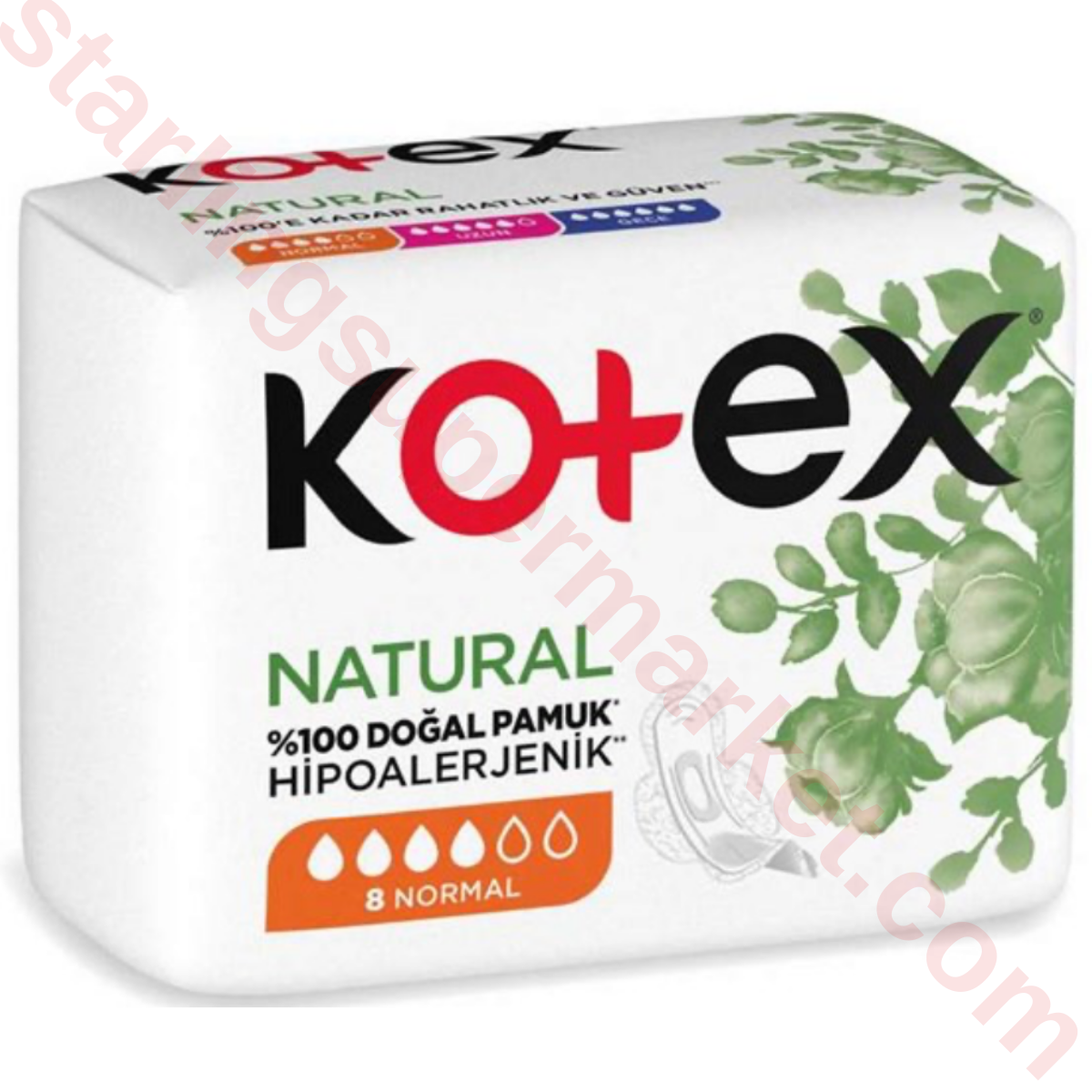 KOTEX NATURAL SINGLE NORMAL 8 LI