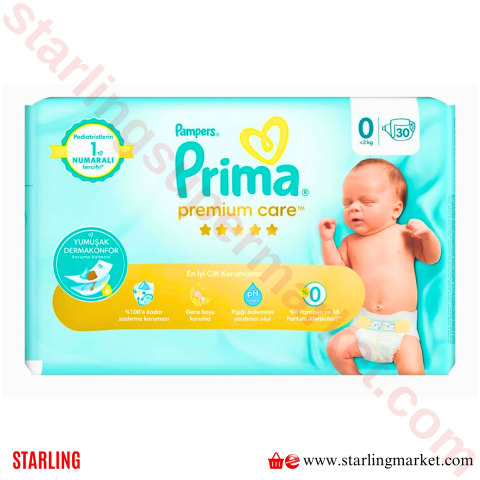 PRIMA BEBEK BEZI PREMIUM CARE NO:0 1-2.5 KG