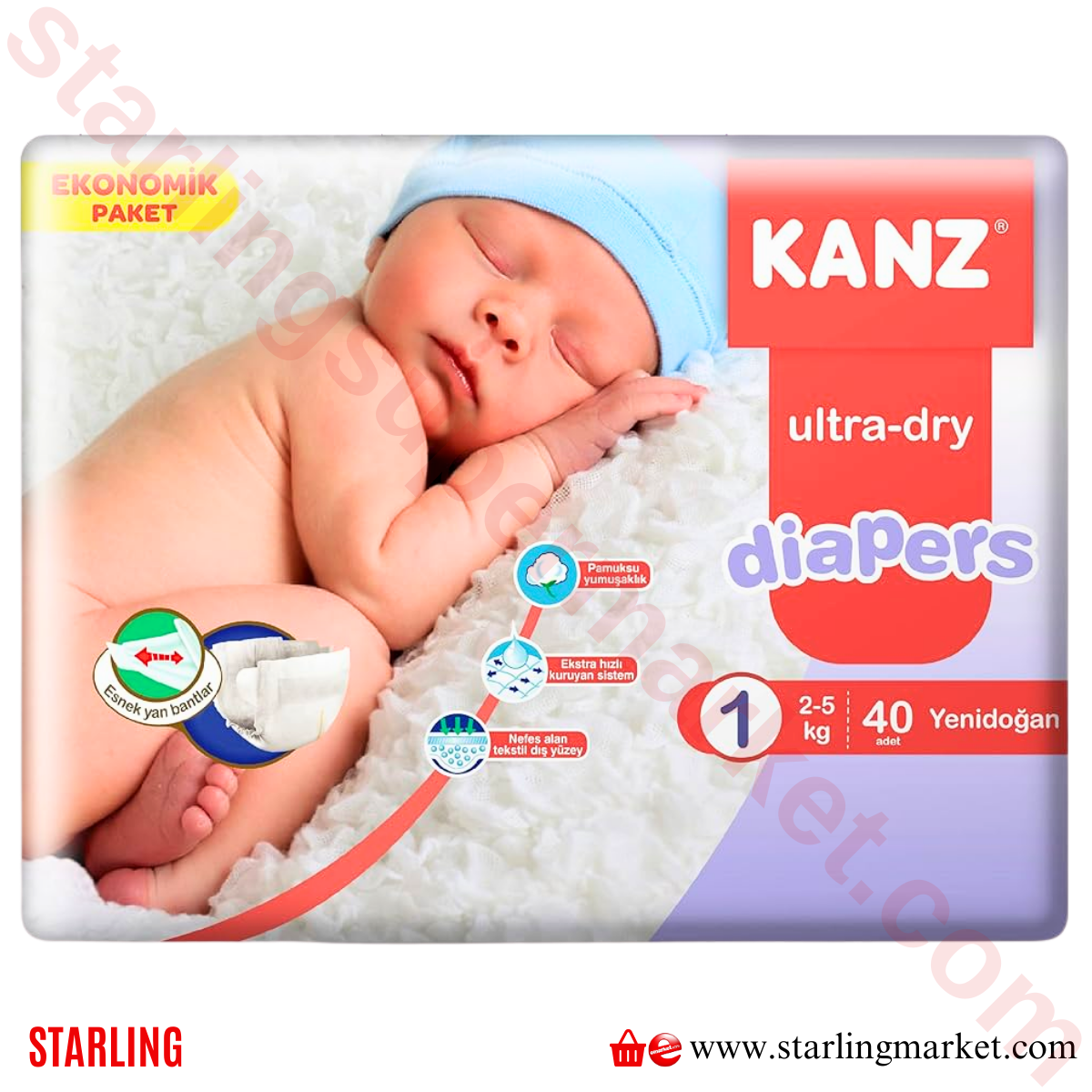 KANZ BEBEK BEZI YENIDOGAN EKO NO:1 2-5 KG