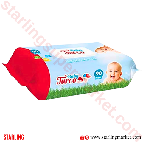 BABYTURCO ISLAK MENDIL BEBEK HAVLUSU 90 LI
