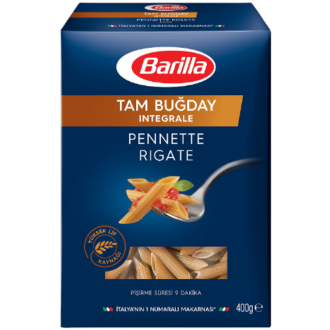 BARILLA MAKARNA TAM BUGDAY KALEM 500 G