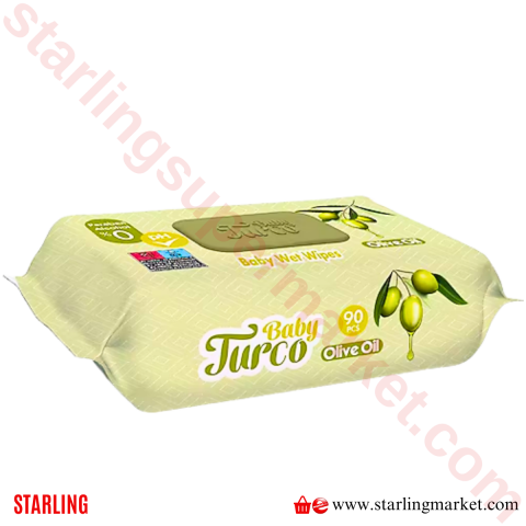 BABYTURCO ISLAK MENDIL ZEYTINYAGLI 90 LI