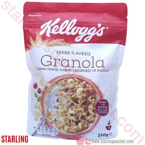 KELLOGS NAS GRANOLA TURNA YEMISI-K.CEKI-KAJU 250 G