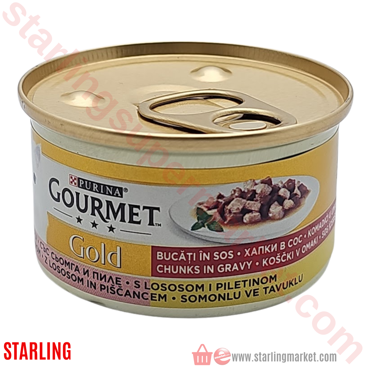 GOURMET GOLD KEDI MAMASI ISLAK SOMON-TAVUK 85 G