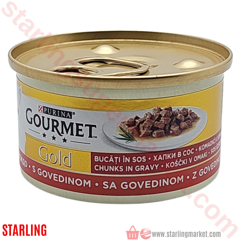 GOURMET GOLD KEDI MAMASI ISLAK PARCA SIGIR 85 G