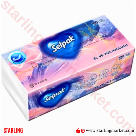 SELPAK EL YUZ HAVLUSU 100 LU