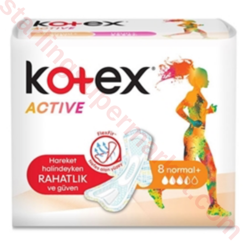 KOTEX ACTIVE SINGLE NORMAL 8 LI
