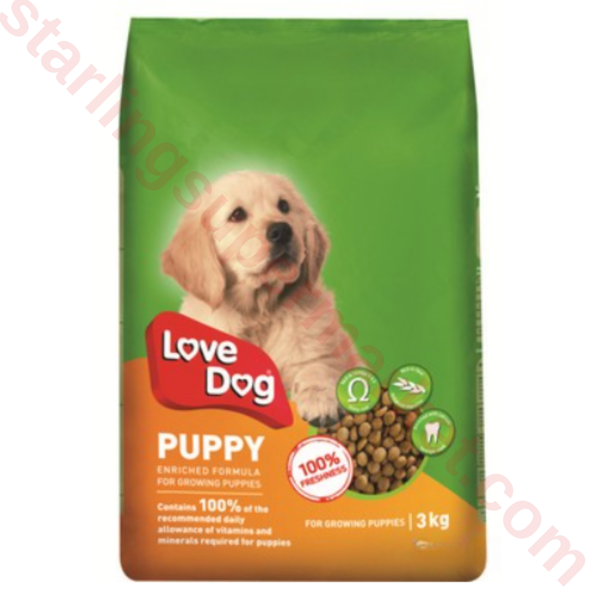 LOVE DOG KOPEK MAMASI KURU SMALL BITES 3 KG