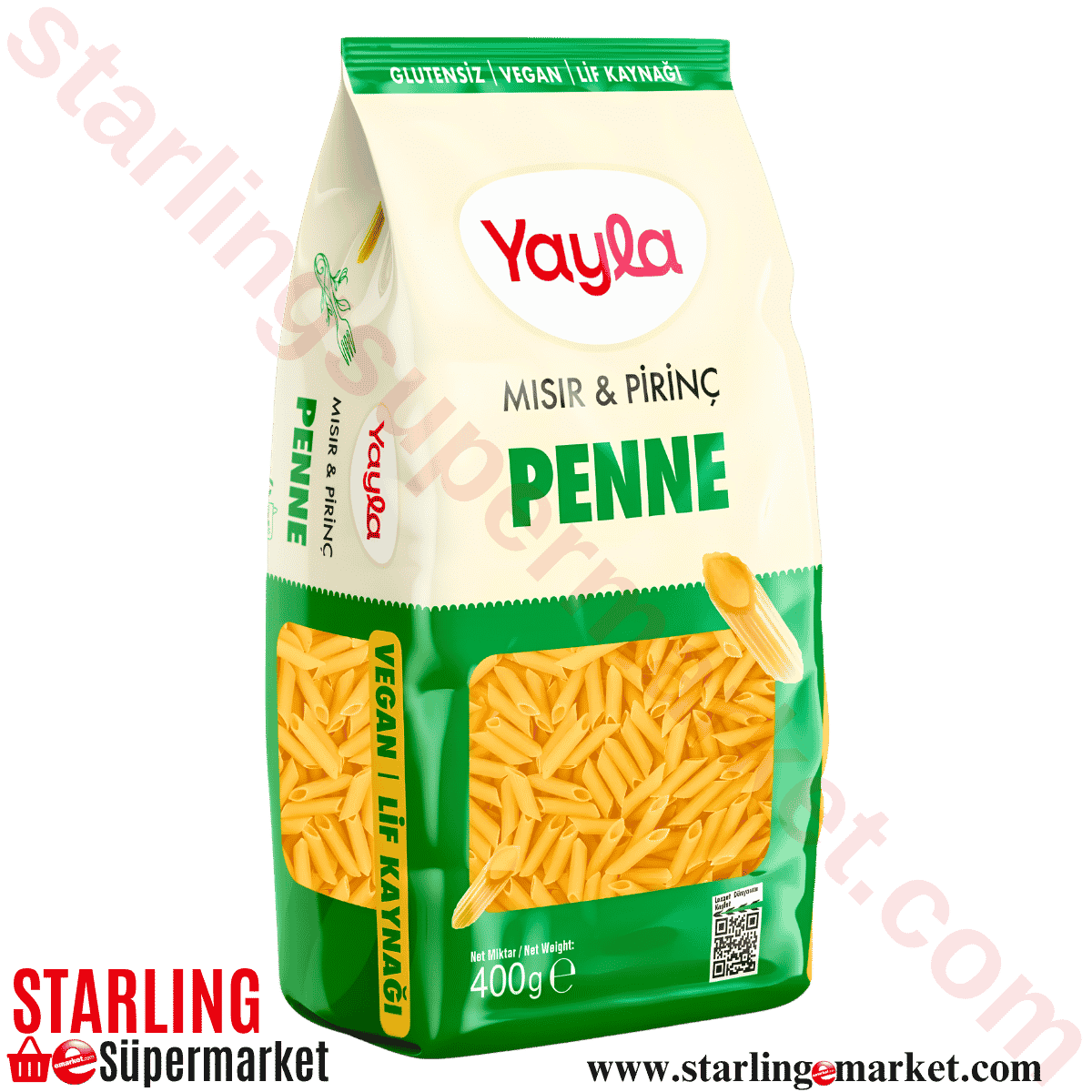 YAYLA MAKARNA MISIR PIRINC PENNE 400 G