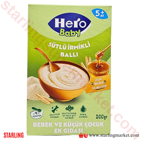 HERO BABY SUTLU BALLI IRMIKLI 200 G