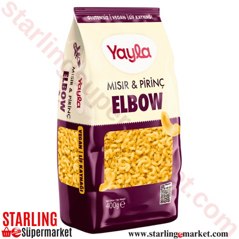 YAYLA MAKARNA MISIR PIRINC ELBOW 400 G